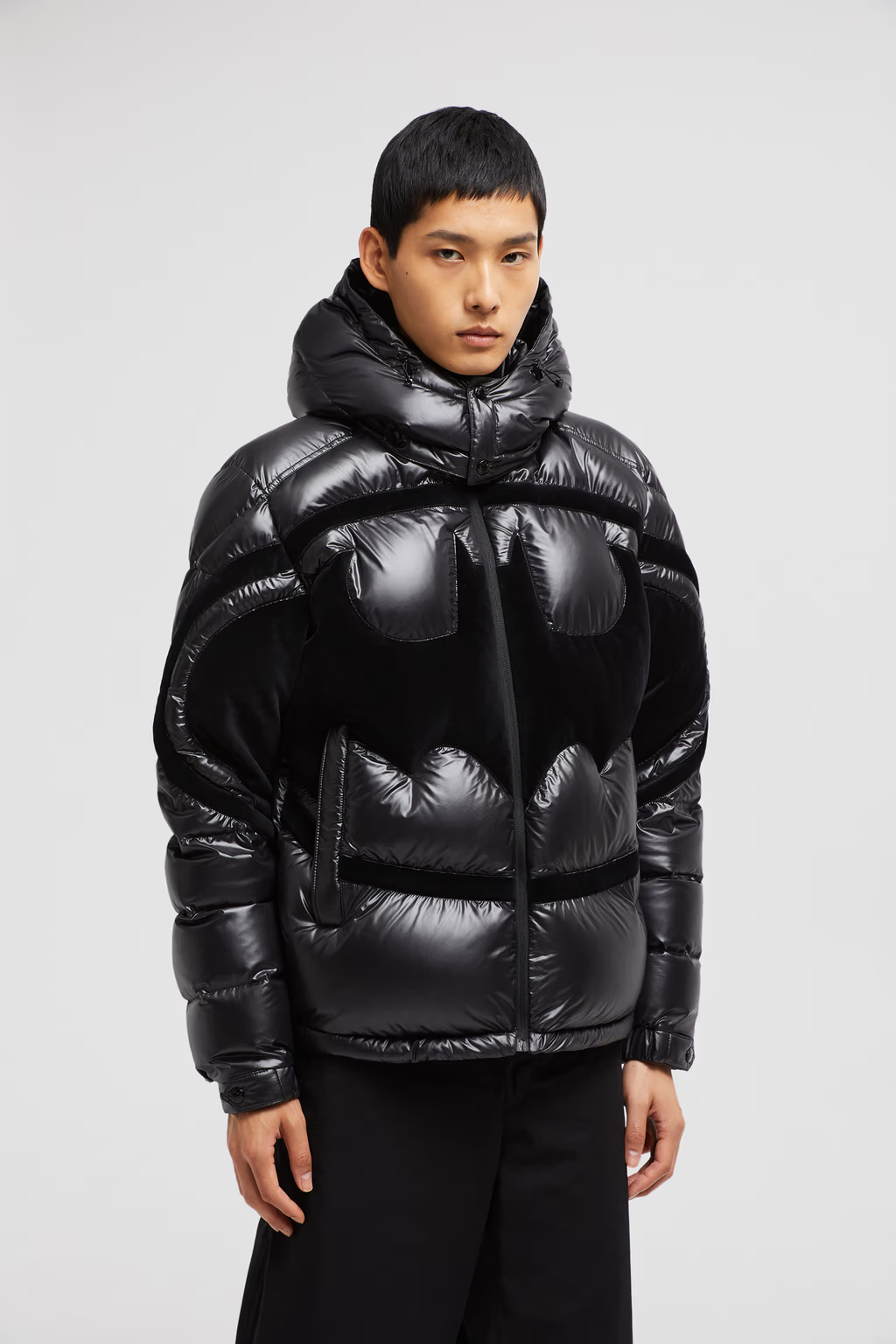 Doudoune Moncler Solander Batman Noir