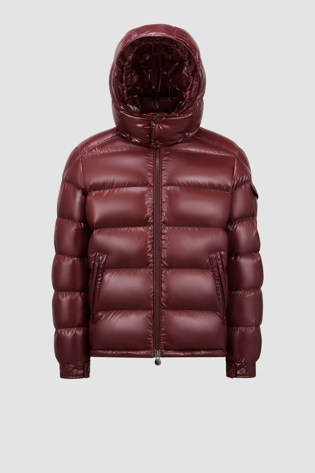Doudoune courte à capuche Moncler Maya Bodeaux