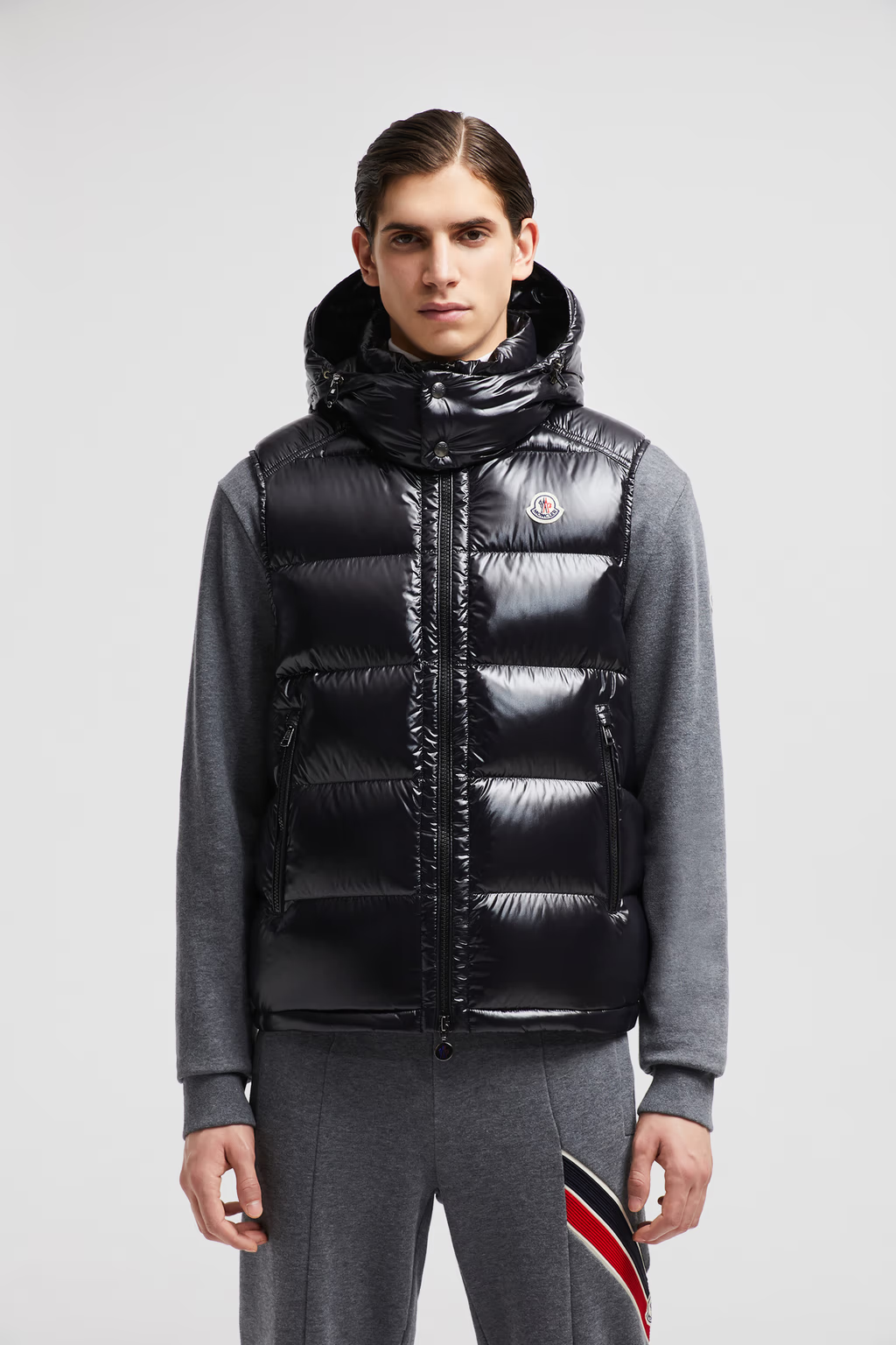 Gilet Moncler à capuche